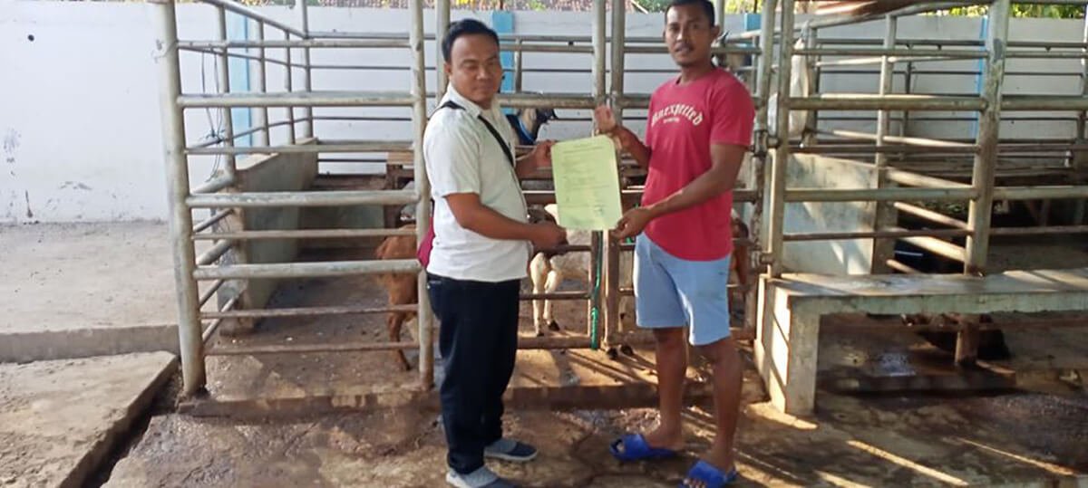 Penerimaan dan Penyerahan bukti kwitansi program kurban 2020